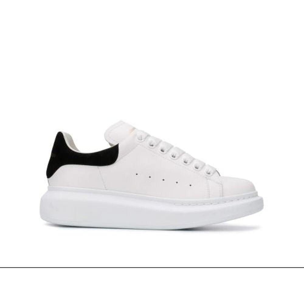 Alexander McQueen Leather Low Top Chunky Sole Sneakers White Black Men's EU 41